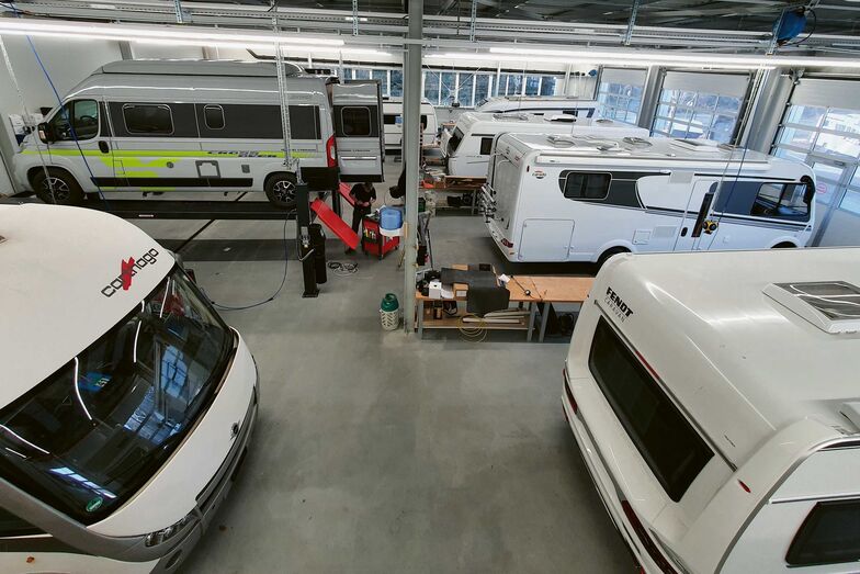 Die Kapazitäten im Kundendienstbereich wurden mit dem Neubau in Hindelbank verdoppelt.