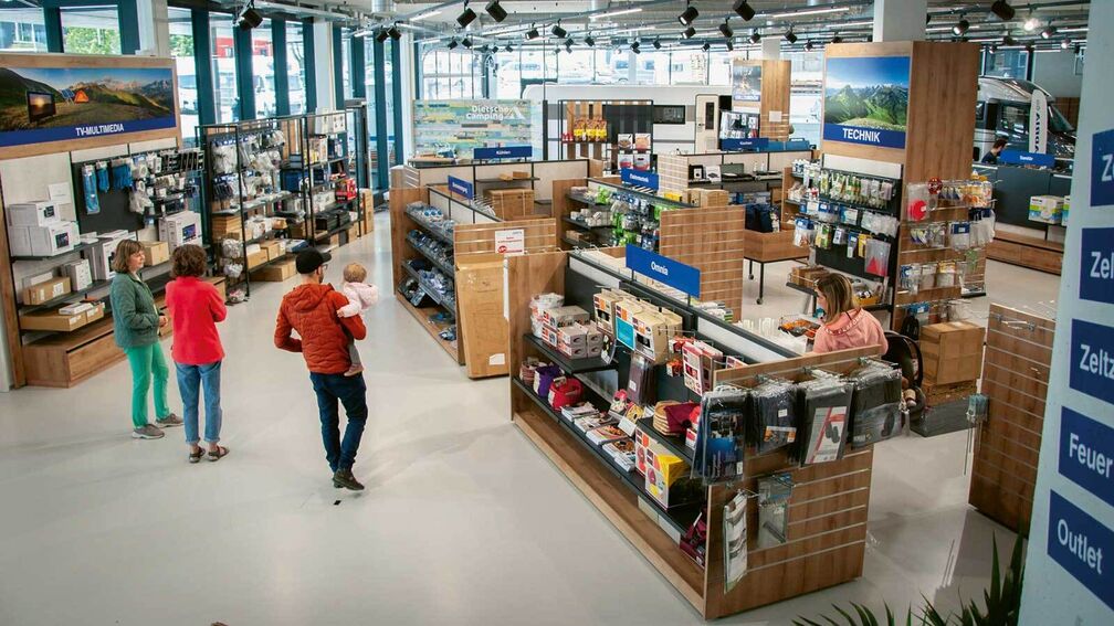 Le centre du camping moderne