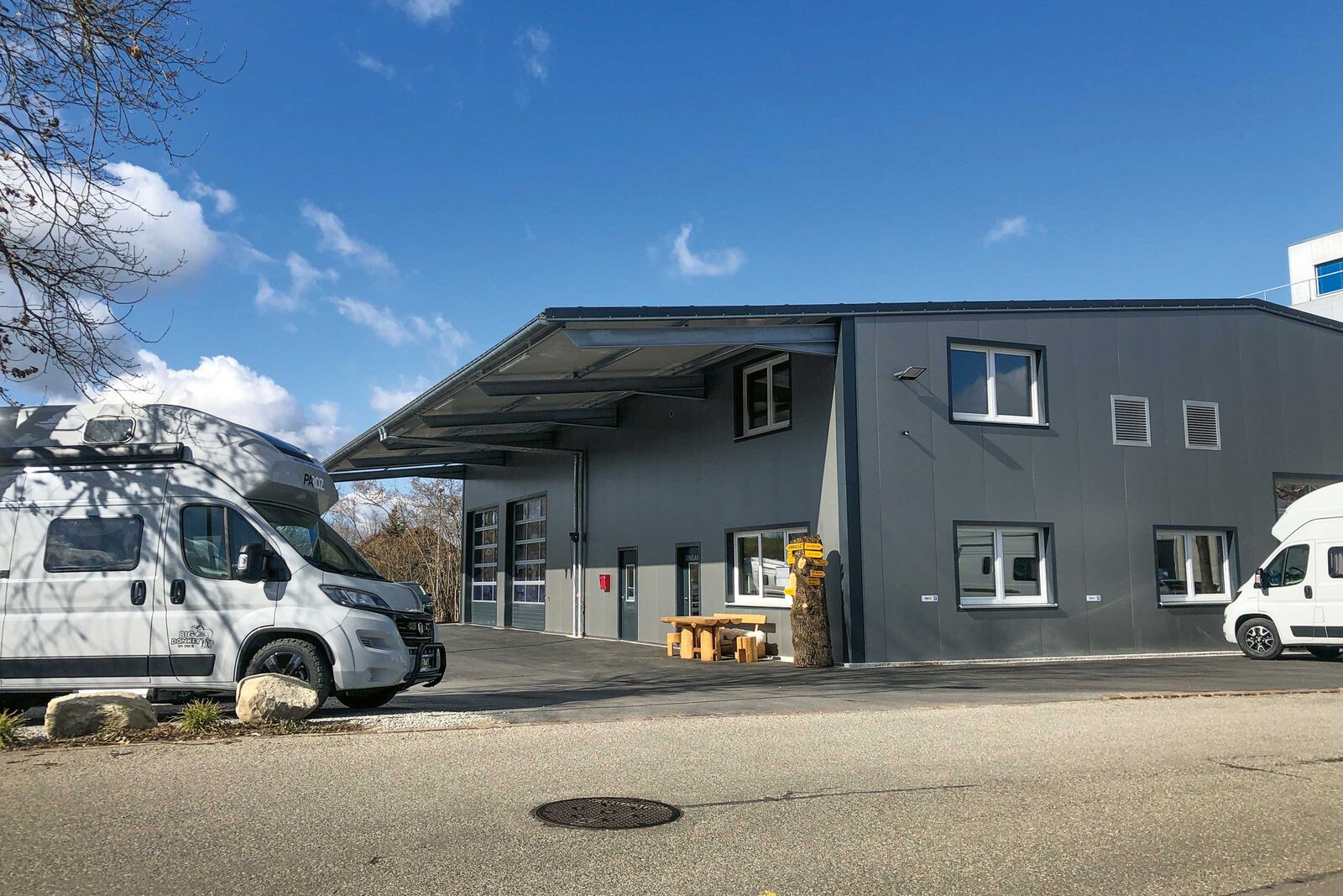 Le nouveau site moderne de Paroz à Frauenfeld.