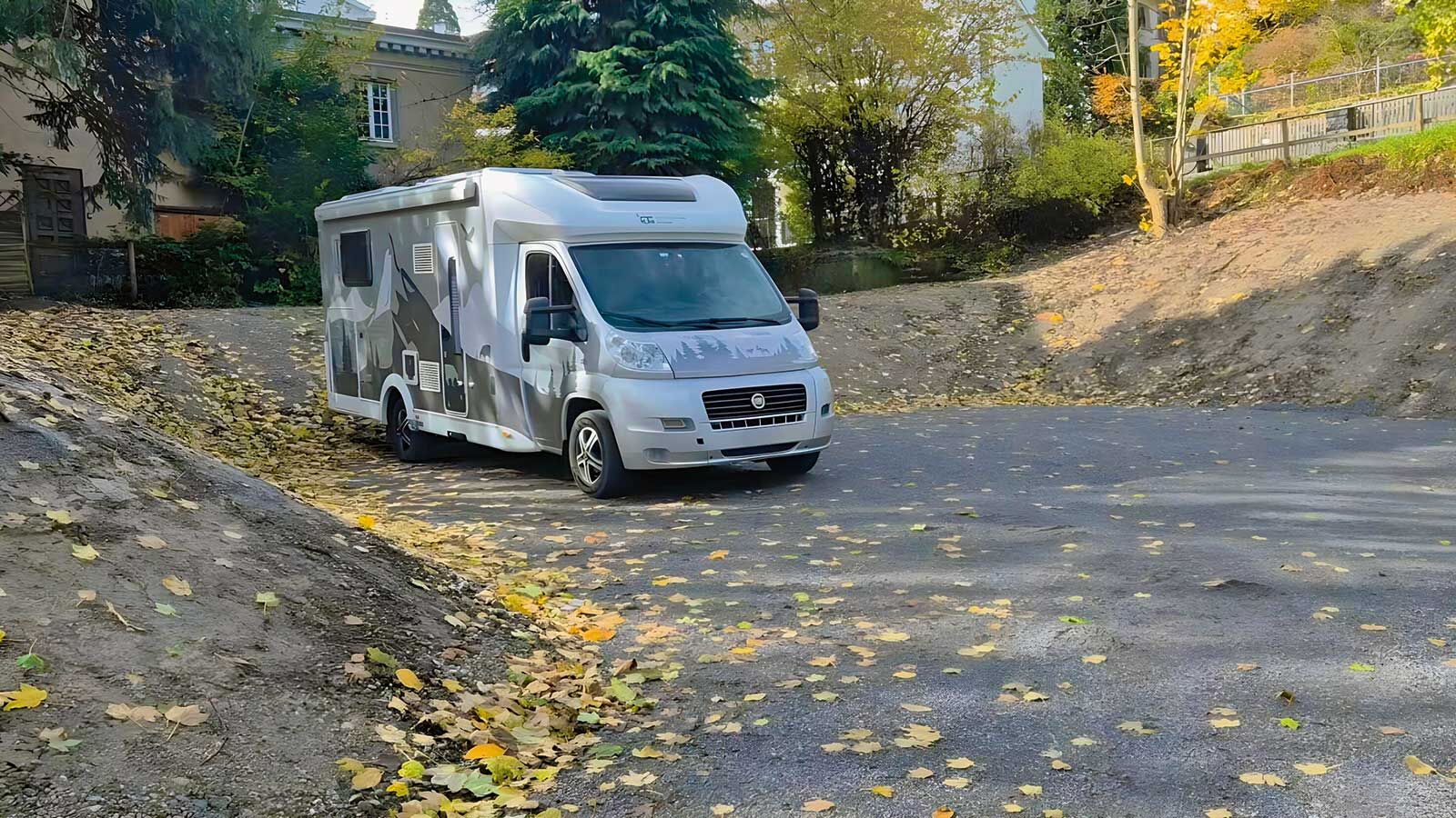Il n'y a pas d'infrastructure supplémentaire sur l'aire de stationnement de Saint-Gall.