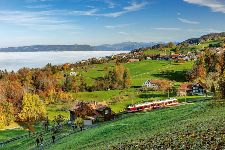 Heiden est très bien desservi par les transports publics.
