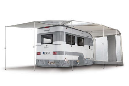 Les côtés arrondis de l’arrière permettent de créer cette «terrasse».