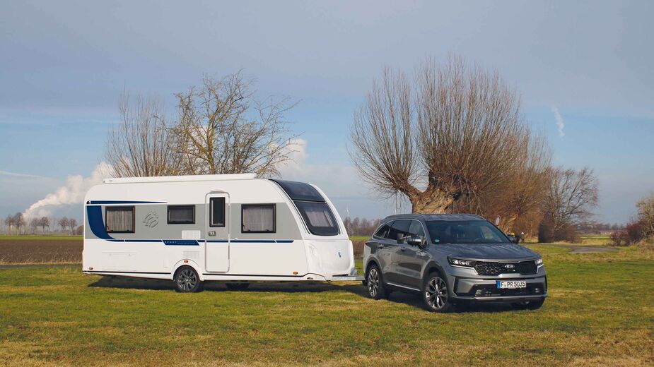 Une caravane  attractive