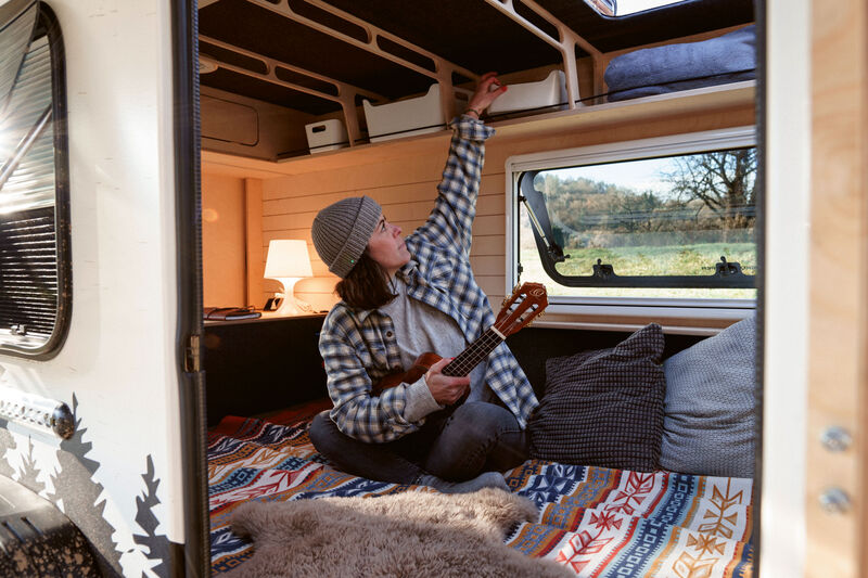 Les matériaux naturels donnent une atmosphère unique et agréable.