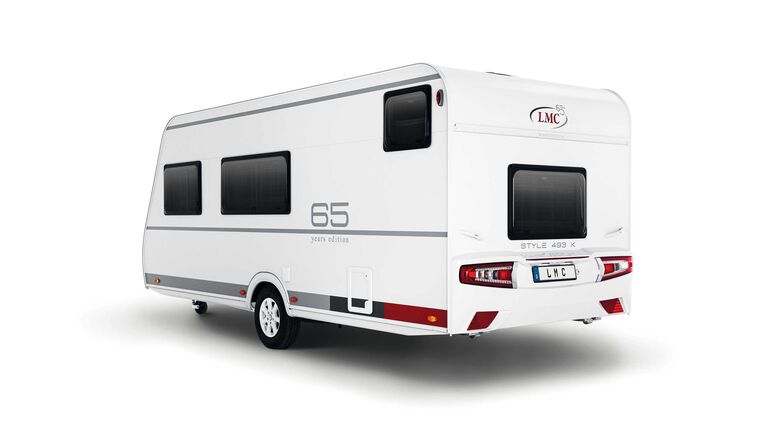Le modèle anniversaire des caravanes : LMC Style 493 K.