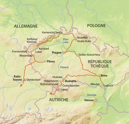 Itinéraire République tchèque.