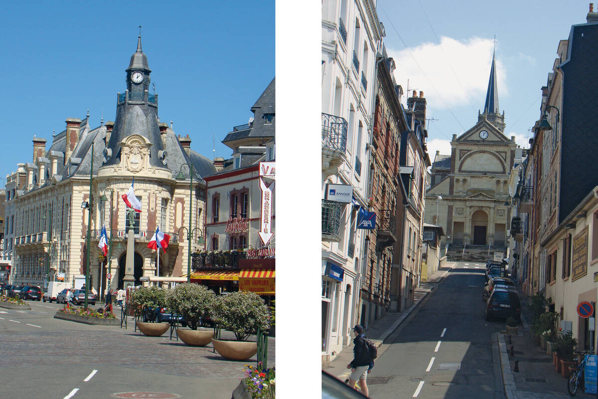 Die verträumte Stadt Trouville ist ein altes Seebad, das lange durch englische Touristen geprägt wurde.