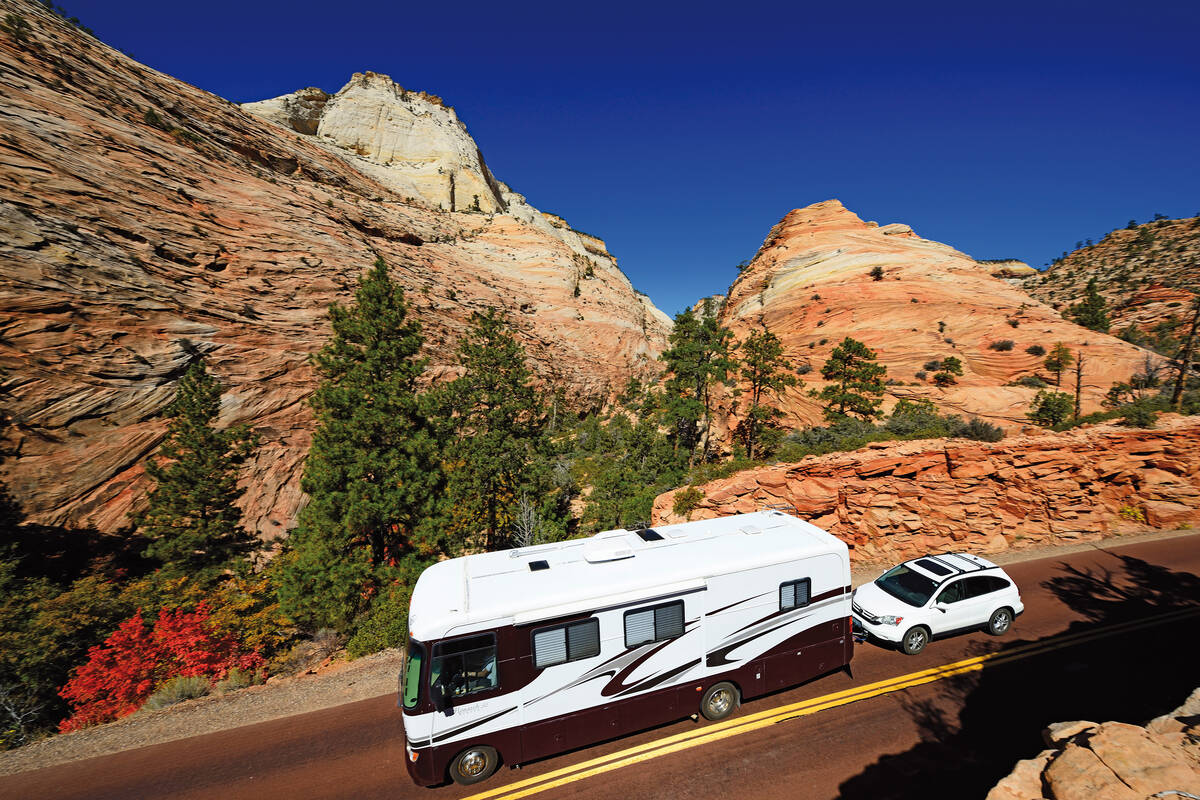 Der Personenwagen im Schlepptau ist in den USA gang und gäbe.