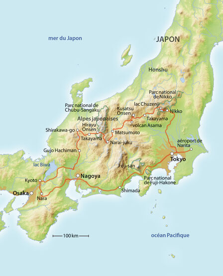 Le circuit Japon en camping-car.