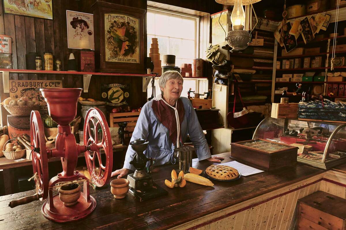 Gemischtwarenladen im Freilichtmuseum.