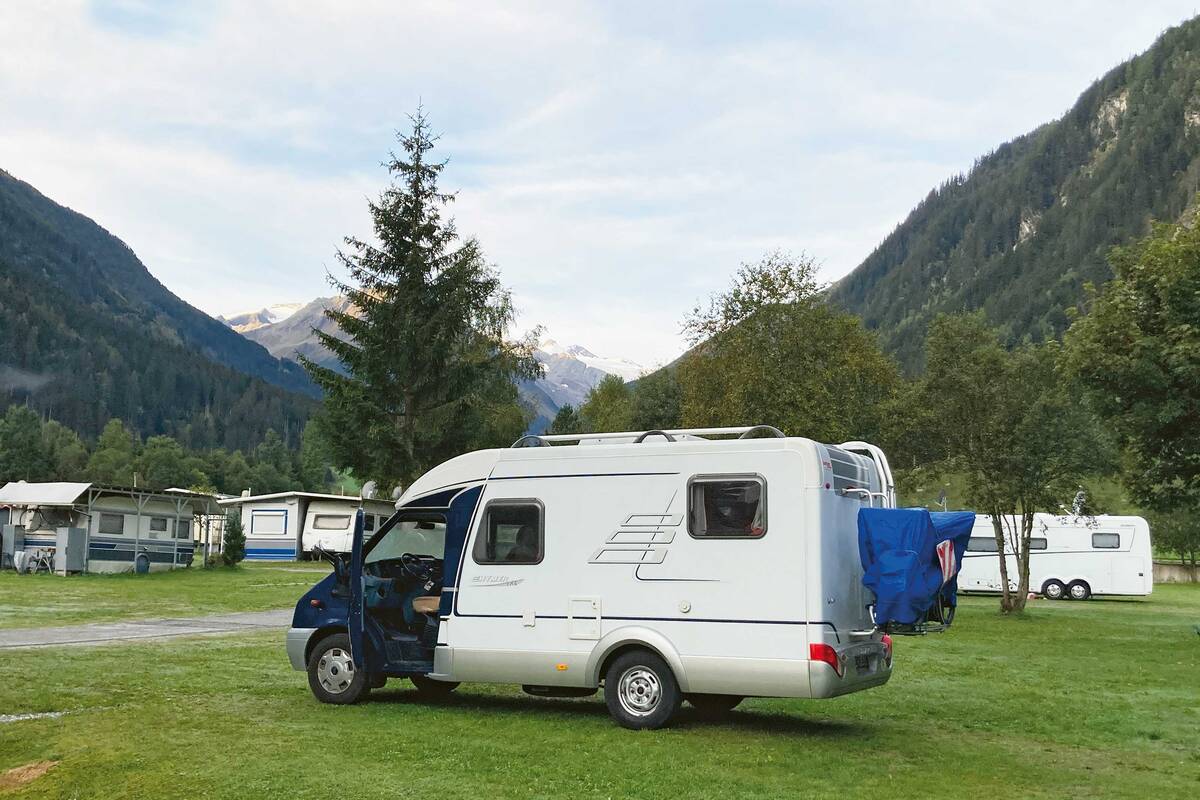 Der gepflegte Camping im Stubaital liegt  im Weiler Volderau bei Neustift.