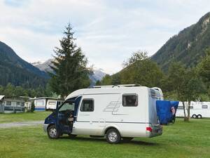 Der gepflegte Camping im Stubaital liegt  im Weiler Volderau bei Neustift.