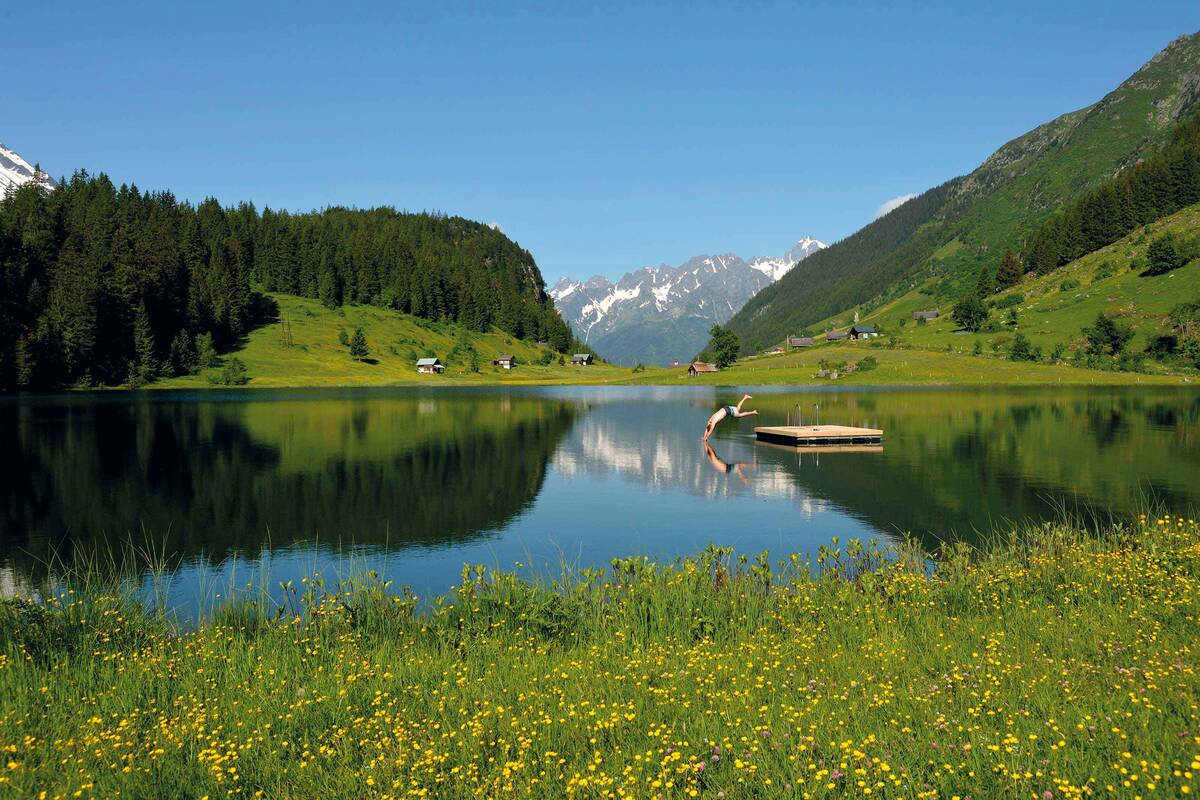 Plongée dans le lac de Golzern.