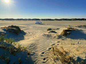 Auf Rømø dürfen die Strände auf eigenes Risiko befahren werden.