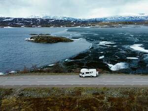 Der Björnfjell-Pass zwischen Schweden und Norwegen.