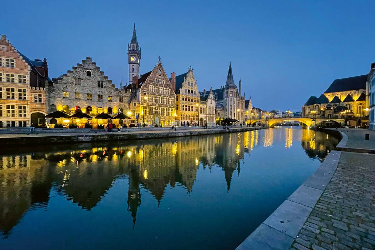 La ville portuaire belge de Gand était une puissante cité-État jusqu’au Moyen Âge.