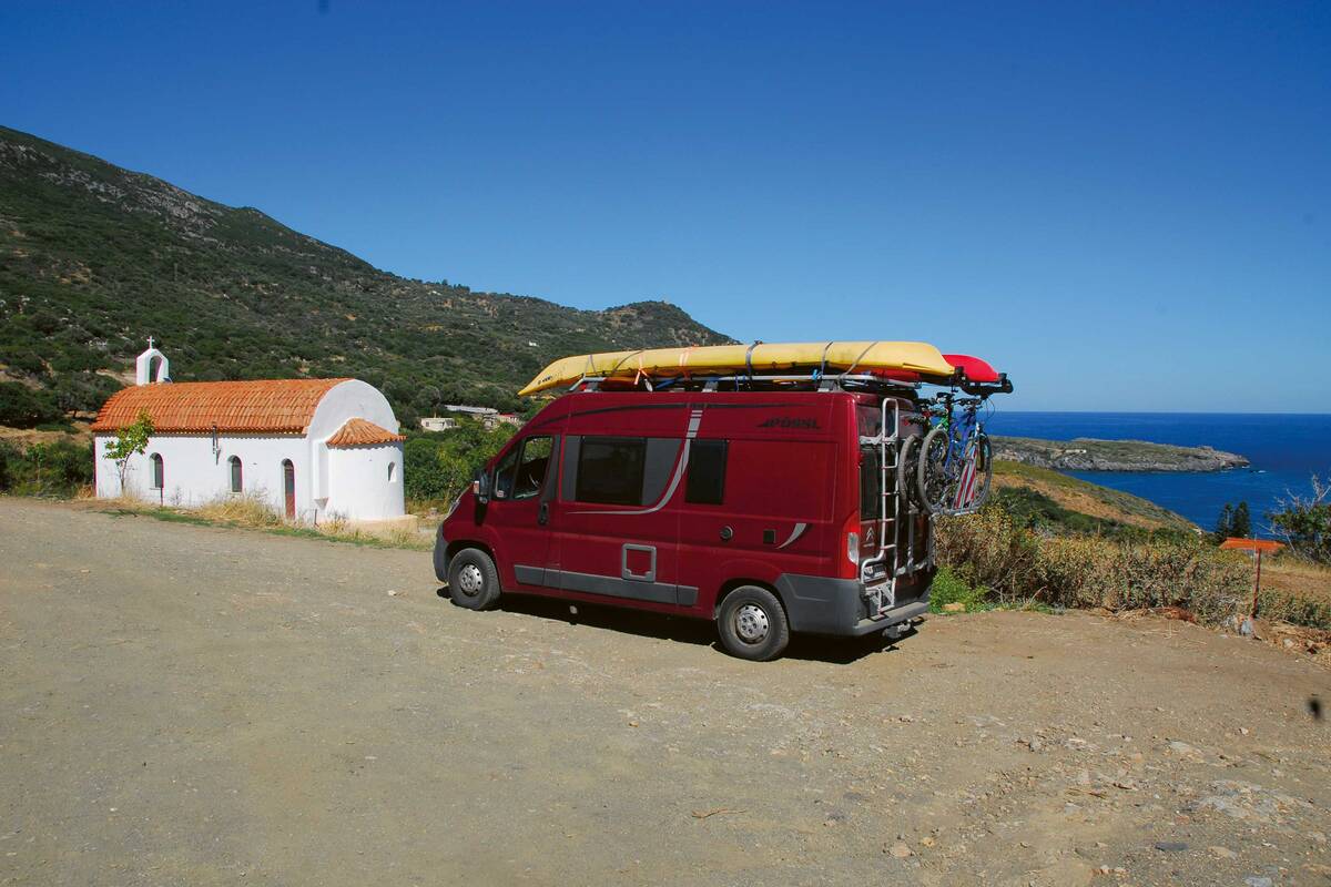 Sur le trajet menant au cap Malée.
