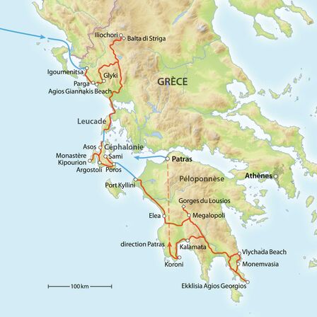 Route Grèce