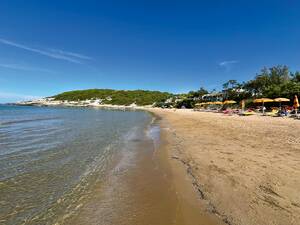Une des belles plages du Gargano.