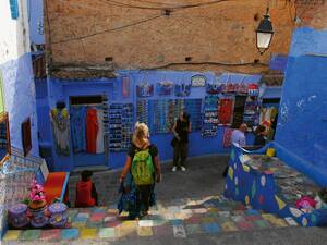 Die blaue Stadt Chefchaouen – ein leuchtendes Labyrinth am Fusse des Rif-Gebirges.