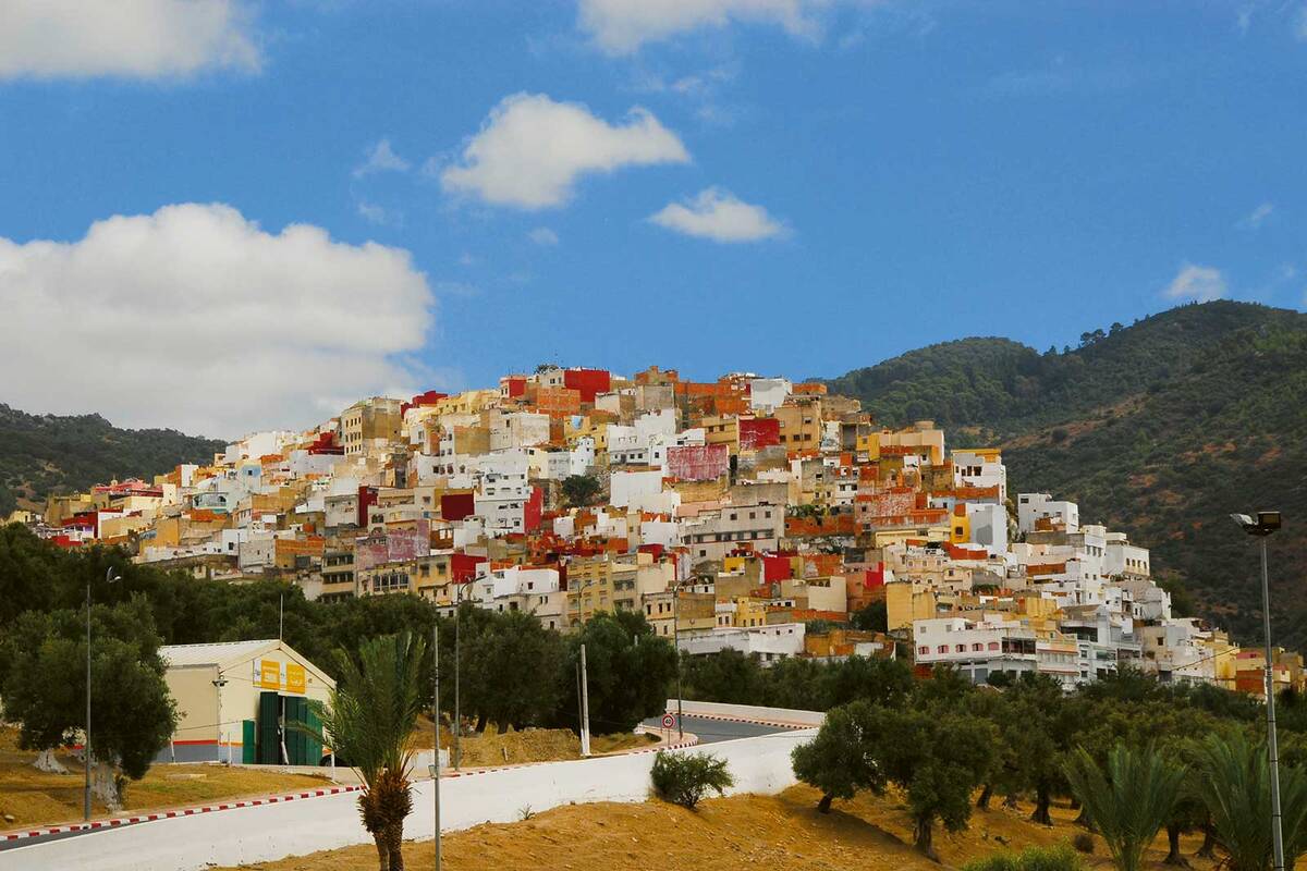 Moulay Idriss du Zerhoun – probablement la plus ancienne ville du Maroc.