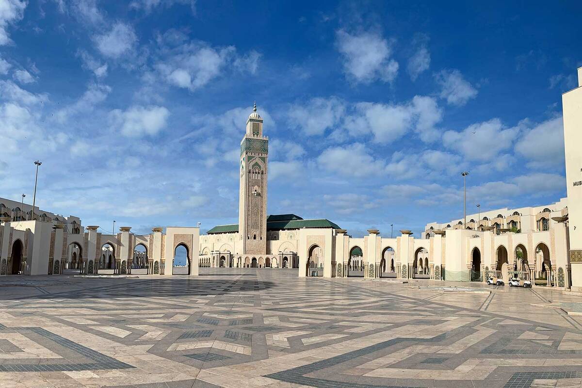 La mosquée Hassan II : avec son architecture impressionnante, le chef-d’œuvre de Casablanca situé sur la côte Atlantique.