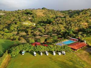 Idyllischer Übernachtungsplatz nahe San José in Costa Rica.