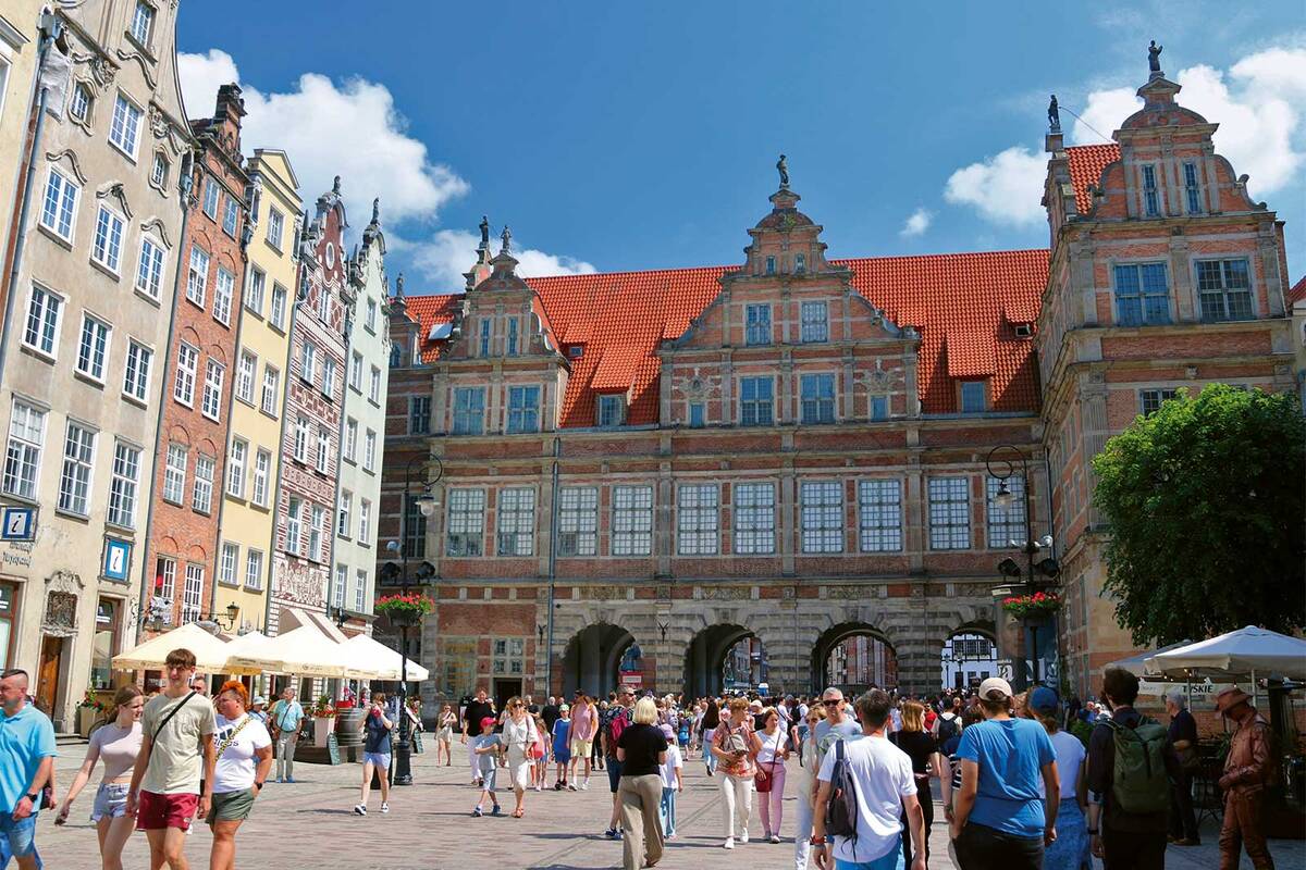 Das Grüne Tor ist eines der vielen historischen Stadttore von Gdańsk und zählt zu den Hauptattraktionen der Altstadt.