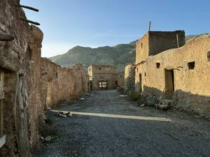 El Pueblo – ancien décor de cinéma datant de l’époque où des westerns y étaient encore tournés.