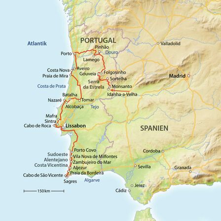 Reiseroute Portugal