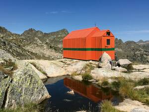 Un bivouac isolé au parc national d’Aigüestortes i Estany de Sant Maurici.
