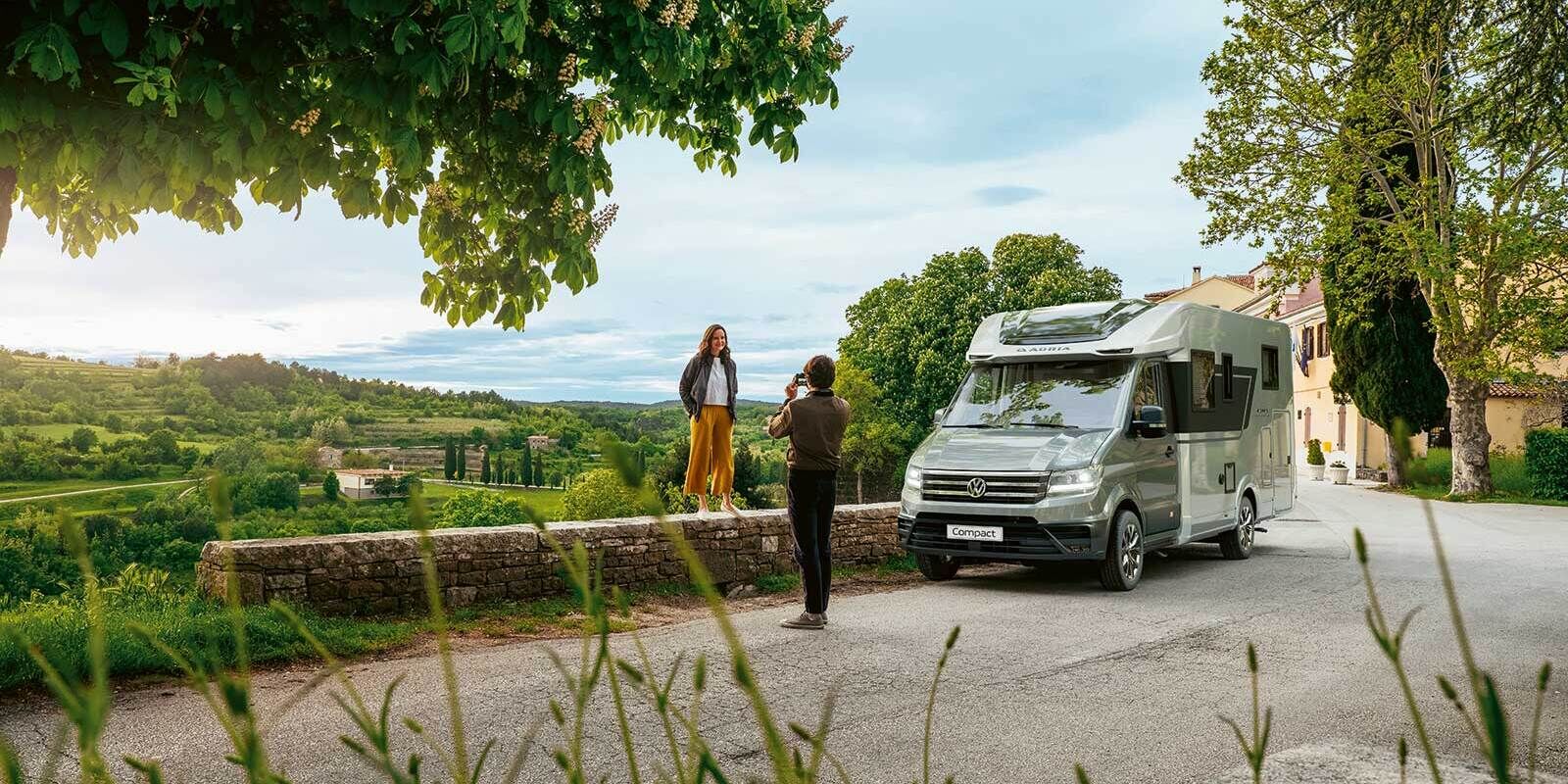 Avec le Compact Max, Adria propose désormais aussi des véhicules sur châssis VW.