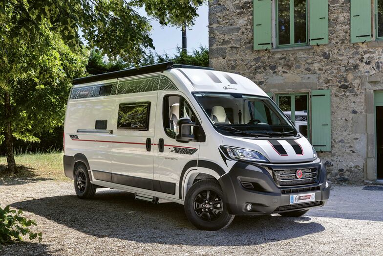 Les modèles Vanys en édition Sport V 114, V 114 Max et V 210 reposent sur une base de Fiat Ducato.
