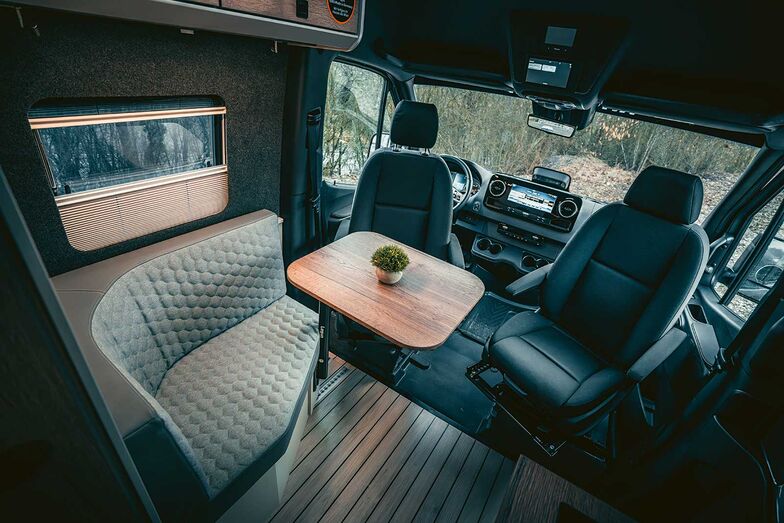 La solution lounge classique de l’équipement de série.