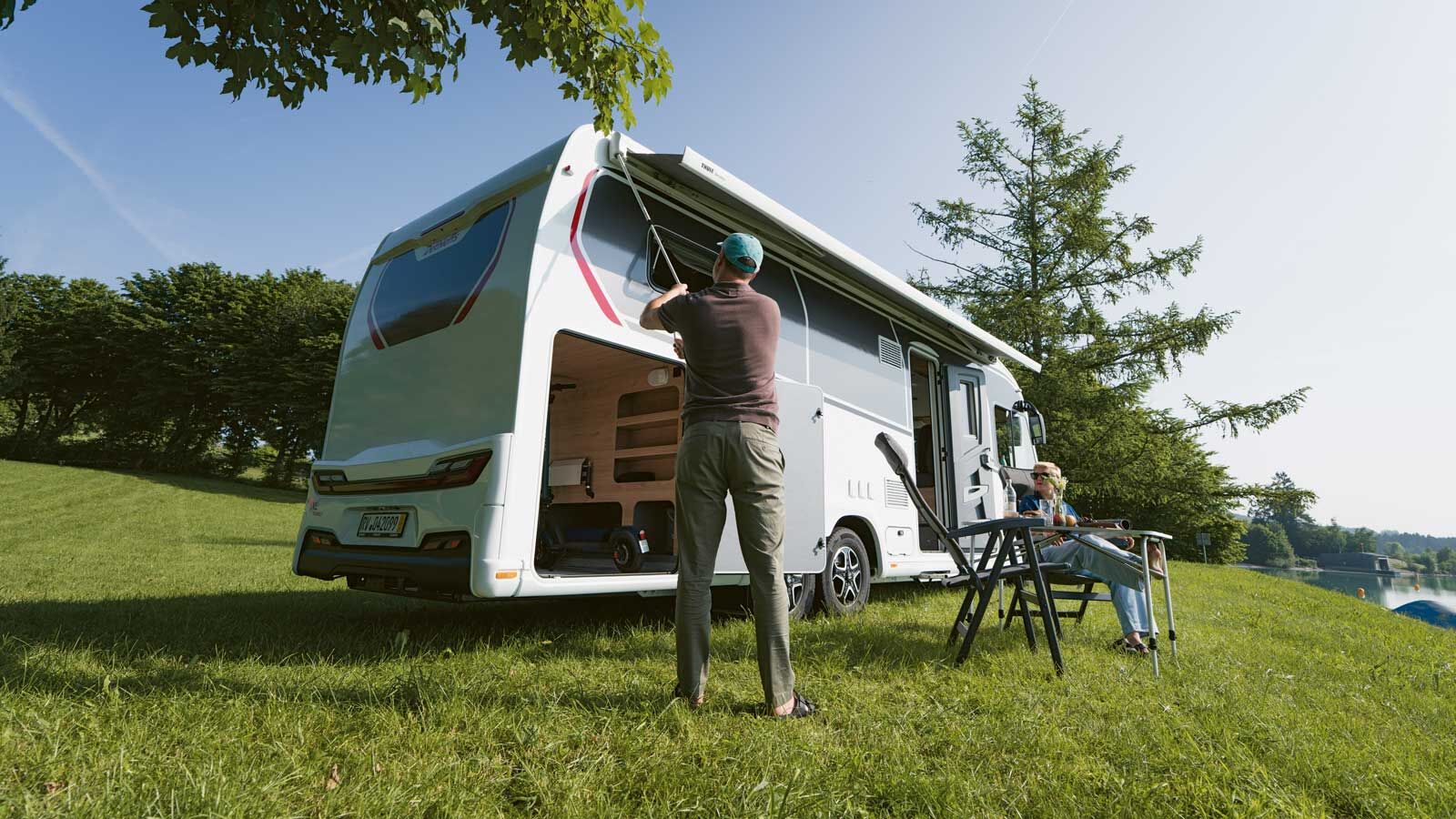Avec son double essieu arrière et son PTAC de 5,4 t, le nouvel intégral offre une grande capacité de charge.