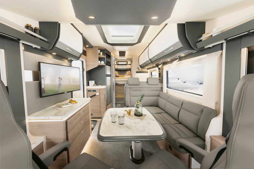 Le salon est le même dans les deux modèles XLI.