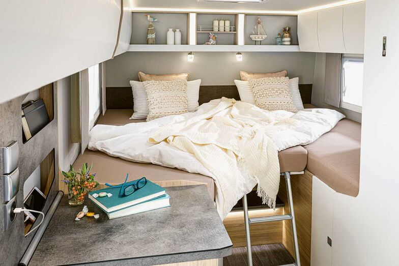 Les lits jumeaux en longueur mesurent 1,98 et 2 m de long et 80 cm de largeur chacun.