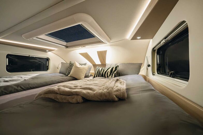 L’alcôve est facile d’accès, avec 61,5 cm de hauteur.