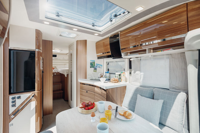 Vue du Contura 766 EF depuis la cabine.